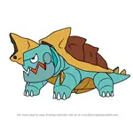 How to Draw Drednaw from Pokemon