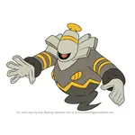 How to Draw Dusknoir from Pokemon