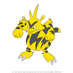 How to Draw Electabuzz from Pokemon