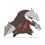 How to Draw Excadrill from Pokemon