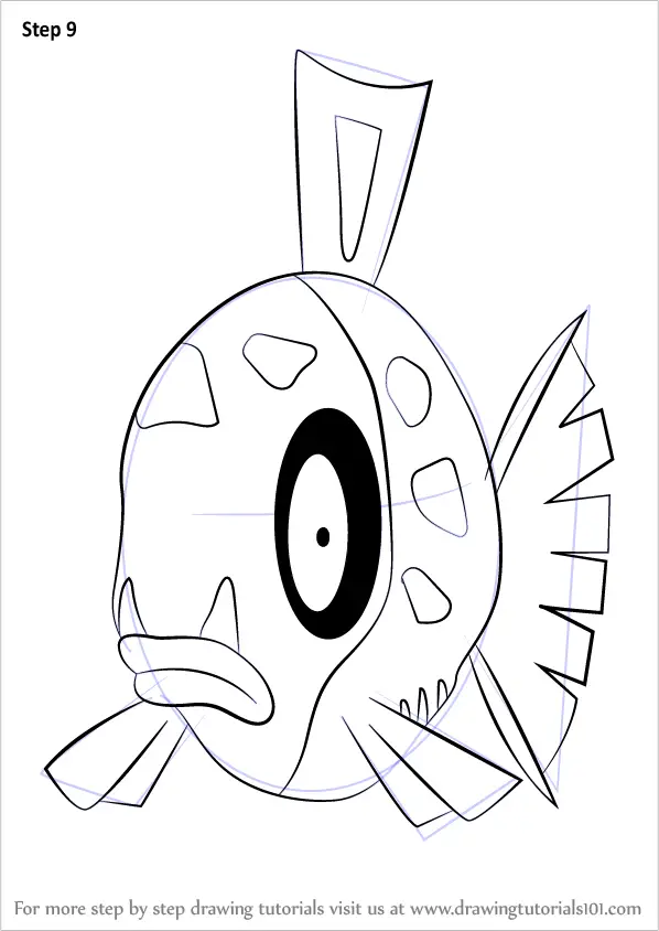 feebas coloring page hard pokemon