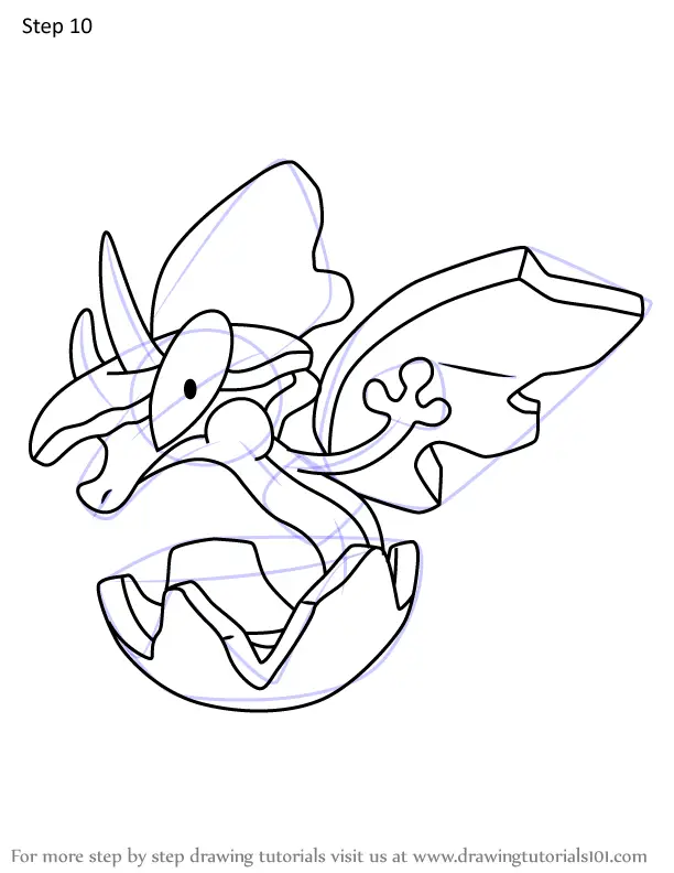 flapple coloring page printable pokemon