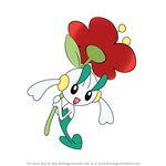 How to Draw Floette from Pokemon