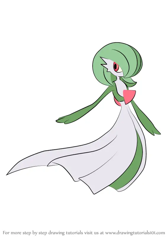Learn How to Draw Gardevoir from Pokemon (Pokemon) Step by Step