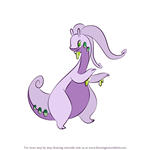How to Draw Goodra from Pokemon