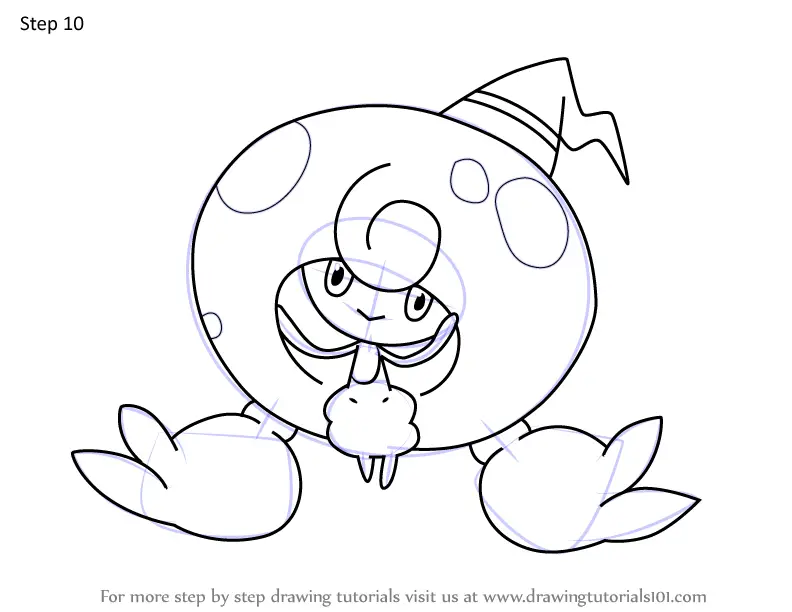 Learn How to Draw Hattrem from Pokemon (Pokemon) Step by Step : Drawing