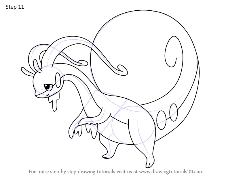 coloring pages of goodra pokemon