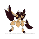How to Draw Kleavor from Pokemon