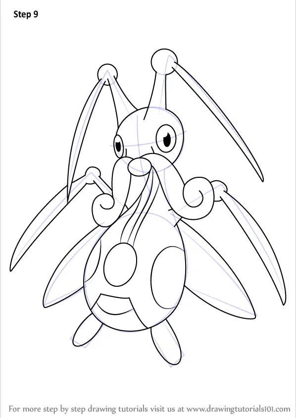 kricketune coloring page in pdf pokemon