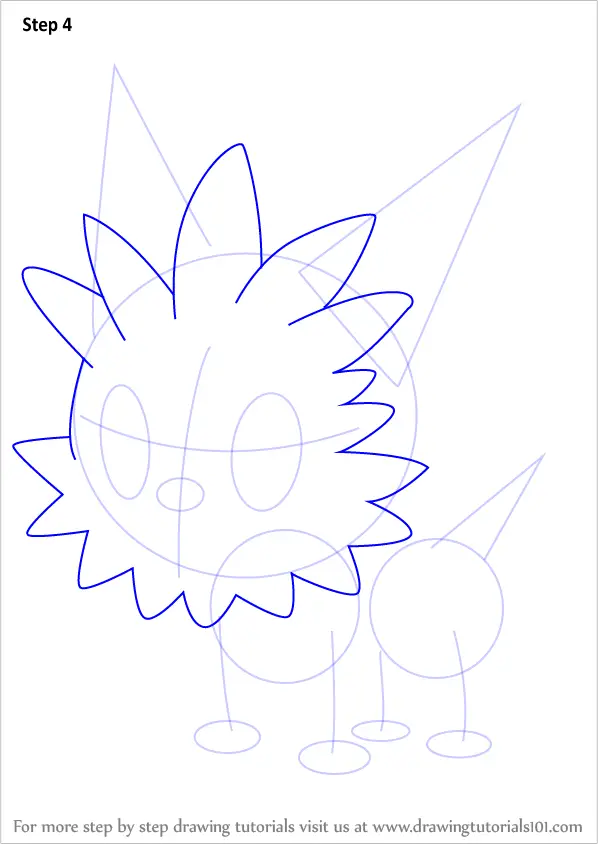 Step by Step How to Draw Lillipup from Pokemon