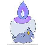How to Draw Litwick from Pokemon