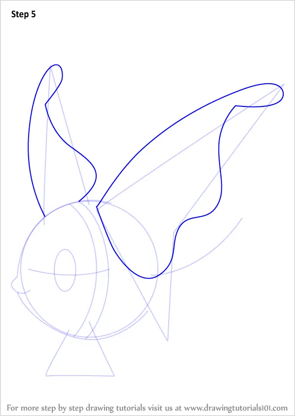 Step by Step How to Draw Lumineon from Pokemon : DrawingTutorials101.com