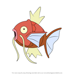 Learn How to Draw Magikarp from Pokemon (Pokemon) Step by Step ...