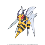 How to Draw Mega Beedrill from Pokemon