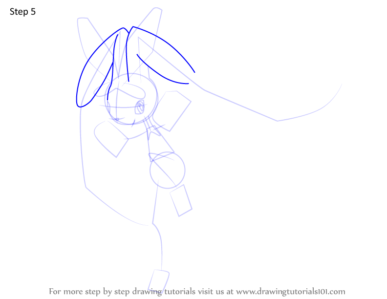 Step By Step How To Draw Mega Lopunny From Pokemon 