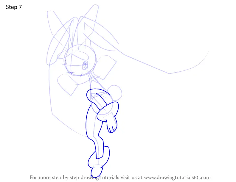 Learn How to Draw Mega Lopunny from Pokemon (Pokemon) Step by Step ...