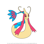 How to Draw Milotic from Pokemon