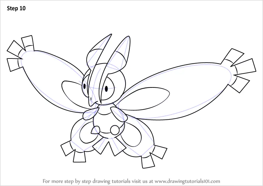 mothim coloring page to print pokemon