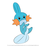 How to Draw Mudkip from Pokemon