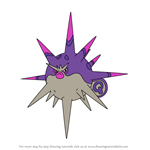 How to Draw Overqwil from Pokemon