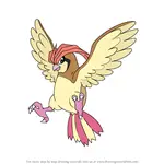 How to Draw Pidgeotto from Pokemon