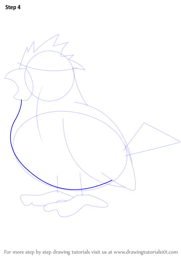 Learn How to Draw Pidgey from Pokemon (Pokemon) Step by Step : Drawing ...