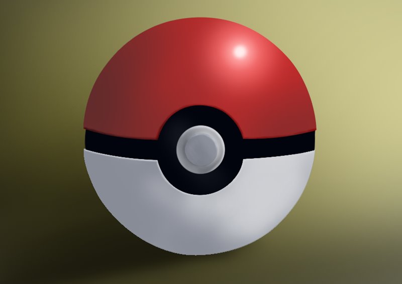 Learn How to Draw Pokeball from Pokemon (Pokemon) Step by Step
