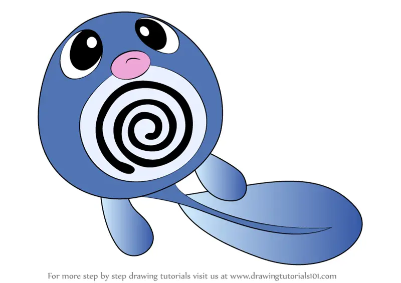 Learn How to Draw Poliwag from Pokemon (Pokemon) Step by Step : Drawing ...