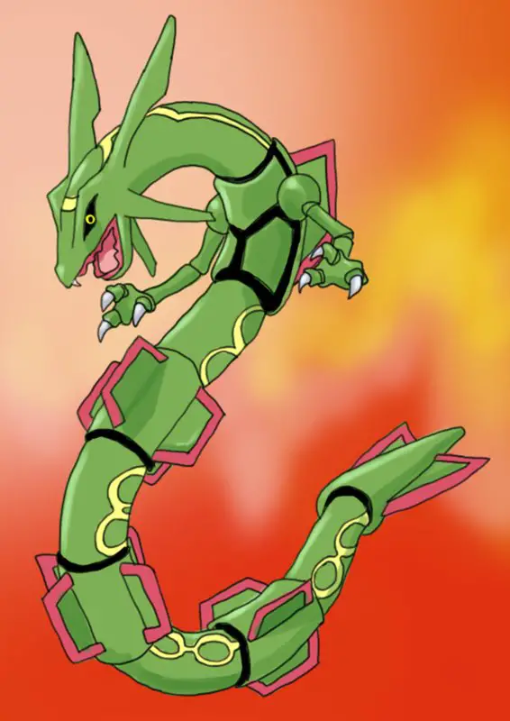 Learn How to Draw Rayquaza from Pokemon (Pokemon) Step by Step