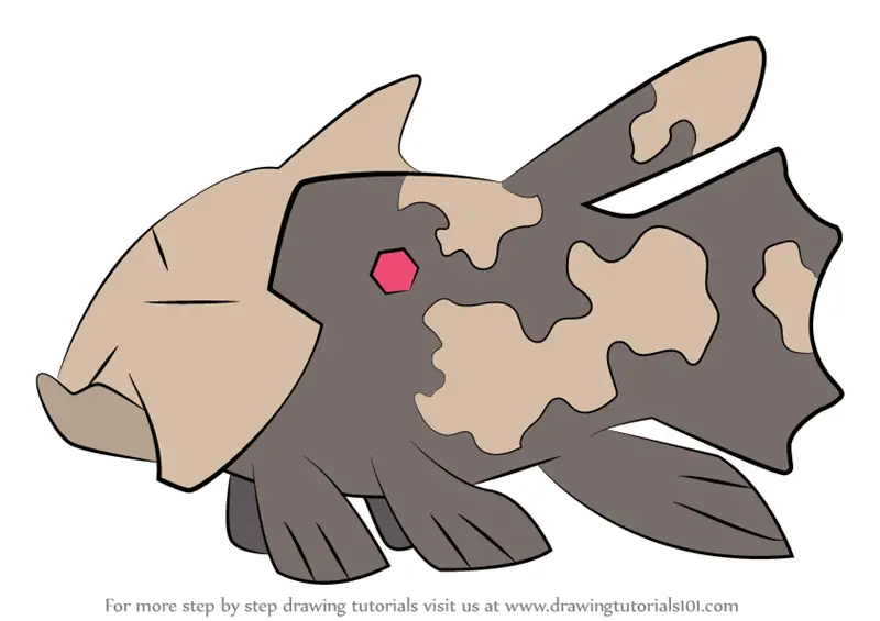 Learn How to Draw Relicanth from Pokemon (Pokemon) Step by Step