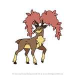 How to Draw Sawsbuck - Autumn Form from Pokemon