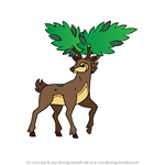 How to Draw Sawsbuck - Summer Form from Pokemon