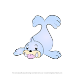 How to Draw Seel from Pokemon