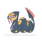 How to Draw Seviper from Pokemon