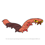 How to Draw Sizzlipede from Pokemon