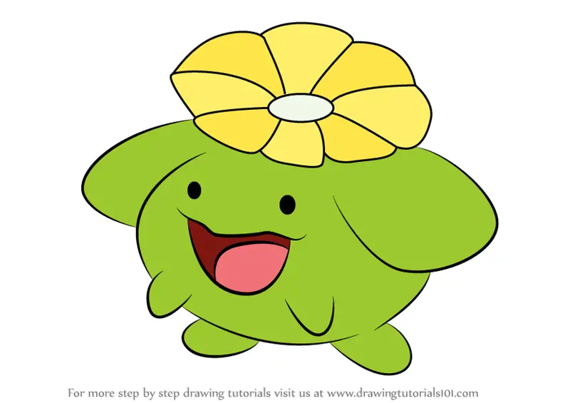 Learn How to Draw Skiploom from Pokemon (Pokemon) Step by Step ...