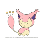 How to Draw Skitty from Pokemon
