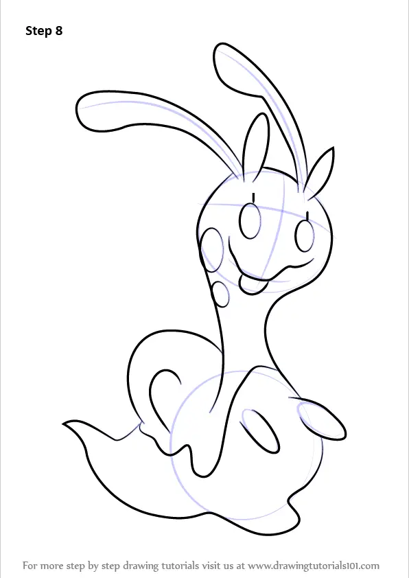 Learn How to Draw Sliggoo from Pokemon (Pokemon) Step by Step : Drawing