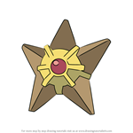 Learn How to Draw Staryu from Pokemon (Pokemon) Step by Step : Drawing ...