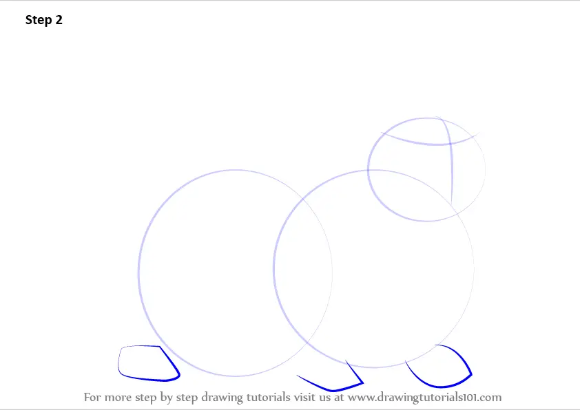 Step by Step How to Draw Stoutland from Pokemon : DrawingTutorials101.com