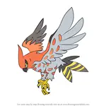 How to Draw Talonflame from Pokemon