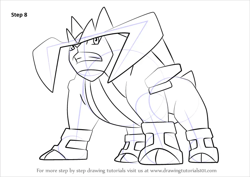 terrakion coloring pages printable pokemon