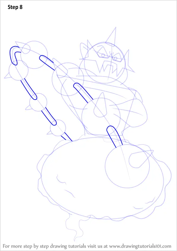 Learn How to Draw Thundurus from Pokemon (Pokemon) Step by Step
