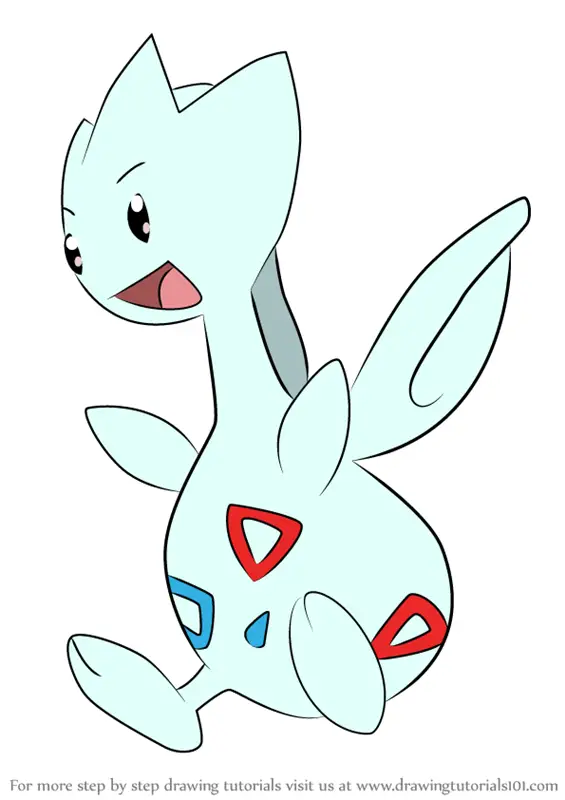 Learn How to Draw Togetic from Pokemon (Pokemon) Step by Step : Drawing