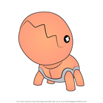 How to Draw Trapinch from Pokemon
