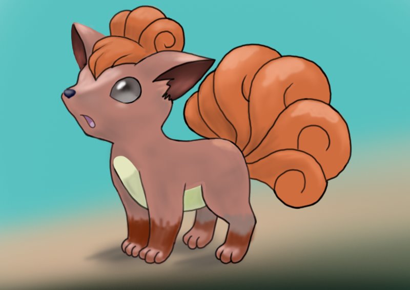 Learn How to Draw Vulpix from Pokemon (Pokemon) Step by Step Drawing