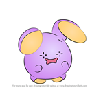 How to Draw Whismur from Pokemon