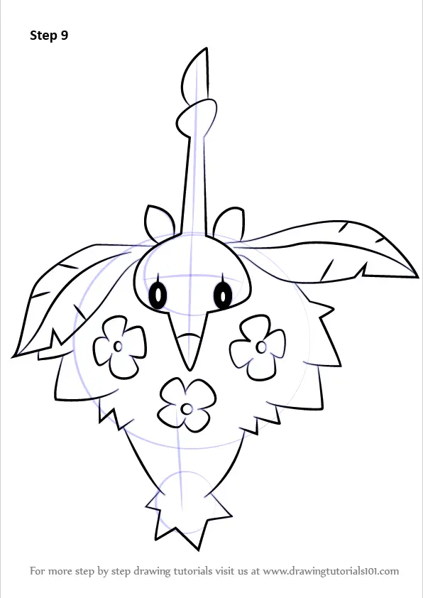 wormadam coloring page easy pokemon