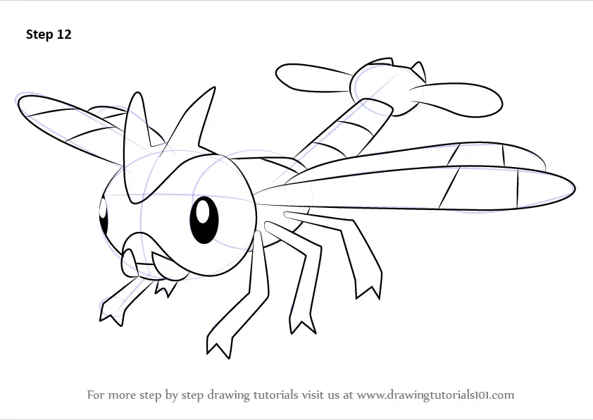 yanma coloring page hard pokemon