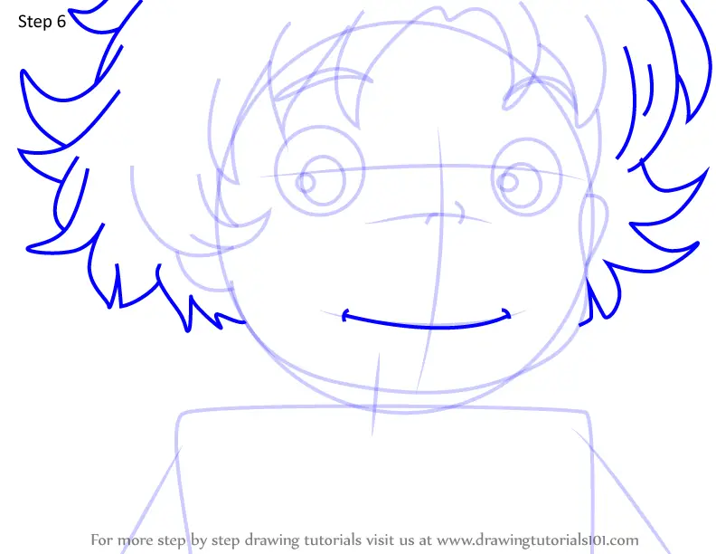 Learn How to Draw Ponyo from Ponyo (Ponyo) Step by Step : Drawing Tutorials